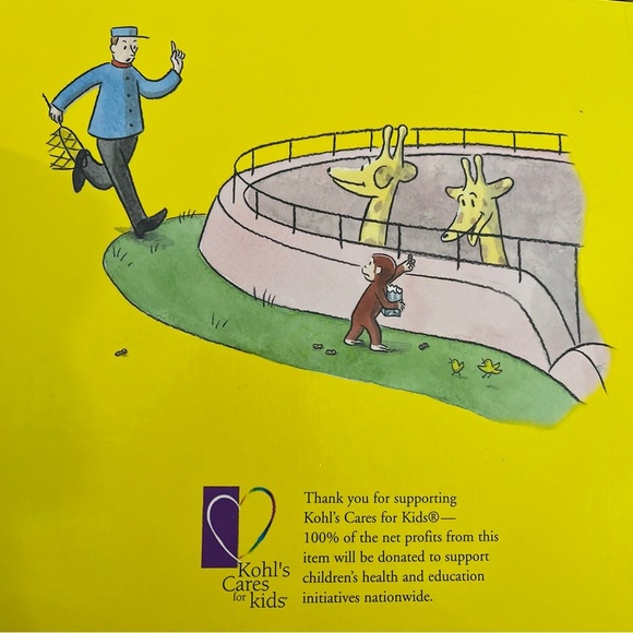 Curious George Feeds the Animals Children's Hard Cover Book - Picture 2 of 4